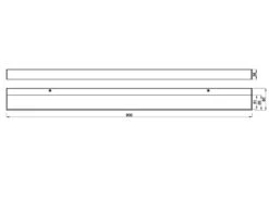 Trio Leuchten LED Badezimmer Wandleuchte ROCCO Chrom 90cm - Up-Down Spiegelleuchte -Heimbeleuchtung Angebote led badezimmer wandleuchte rocco chrom 90cm up dow 7