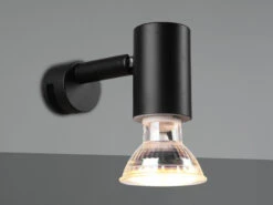 Trio Leuchten LED Badezimmerlampe Dimmbar Schwarz, Spiegelklemmleuchte Mit Schwenkbarem Spot -Heimbeleuchtung Angebote led badezimmerlampe dimmbar schwarz spiegelklemmle 5