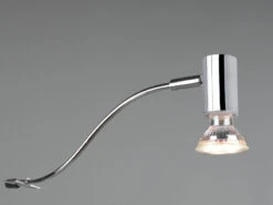 Trio Leuchten LED Badezimmerlampe In Chrom Für Spiegelschrank Mit Schwenkbarem Spot -Heimbeleuchtung Angebote led badezimmerlampe in chrom fuer spiegelschrank m 5