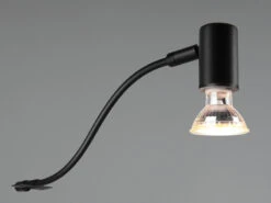 Trio Leuchten LED Badezimmerlampe In Schwarz Für Spiegelschrank Mit Schwenkbarem Spot -Heimbeleuchtung Angebote led badezimmerlampe in schwarz fuer spiegelschrank 5