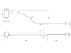 Trio Leuchten LED Badezimmerlampe In Schwarz Für Spiegelschrank Mit Schwenkbarem Spot -Heimbeleuchtung Angebote led badezimmerlampe in schwarz fuer spiegelschrank 7