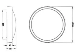 Trio Leuchten LED Deckenleuchte 2er Set In Silber Chrom Ø 33cm, IP44 - Badlampen -Heimbeleuchtung Angebote led deckenleuchte 2er set in silber chrom 33cm ip4 8