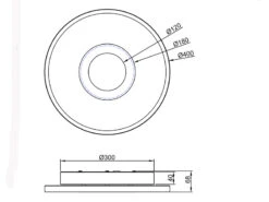 Trio Leuchten LED Deckenleuchte ASCARI, Rund, Schwarz Matt, Ø 40cm, Dimmbar, IP44 14 Trio Leuchten LED Deckenleuchte ASCARI, Rund, Schwarz Matt, Ø 40cm, Dimmbar, IP44 -Heimbeleuchtung Angebote led deckenleuchte ascari rund schwarz matt 40cm di 6