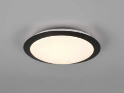 Trio Leuchten LED Deckenleuchte UMBERTO In Schwarz Ø 29cm, IP44 - Badlampen -Heimbeleuchtung Angebote led deckenleuchte umberto in schwarz 29cm ip44 bad 2