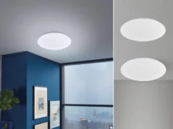 Heimbeleuchtung Angebote 53 Fischer & Honsel LED Deckenleuchten 2er SET Flach - Dimmbar über Lichtschalter Ø39,5cm