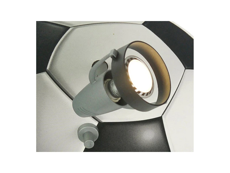 Niermann LED Deckenstrahler FUSSBALL 3flammig, Spots Schwenkbar, Fussball-Strahler 3 Niermann LED Deckenstrahler FUSSBALL 3flammig, Spots Schwenkbar, Fussball-Strahler – Bild 3