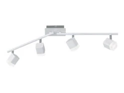 Heimbeleuchtung Angebote -Heimbeleuchtung Angebote led deckenstrahler roubaix 4 flammig weiss matt mi 1