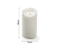 Konstsmide LED Echtwachskerze Mit 3D Flamme & Timer, Ø 10cm, Höhe 18cm, Batteriebetrieb 12 Konstsmide LED Echtwachskerze Mit 3D Flamme & Timer, Ø 10cm, Höhe 18cm, Batteriebetrieb -Heimbeleuchtung Angebote led echtwachskerze mit 3d flamme timer 10cm hoehe 1 4