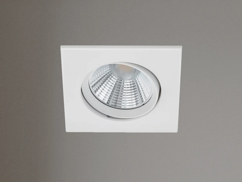 Trio Leuchten LED Einbaustrahler PAMIR Eckig Schwenkbar Dimmbar Weiß 5,5W - Deckenbeleuchtung 3 Trio Leuchten LED Einbaustrahler PAMIR Eckig Schwenkbar Dimmbar Weiß 5,5W - Deckenbeleuchtung – Bild 3