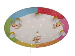 Niermann LED Kinder Deckenleuchte Mit Bunten Häschen Zugschalter Für LED-Schlummerlicht 7 Niermann LED Kinder Deckenleuchte Mit Bunten Häschen Zugschalter Für LED-Schlummerlicht -Heimbeleuchtung Angebote led kinder deckenleuchte mit bunten haeschen zugsc 2