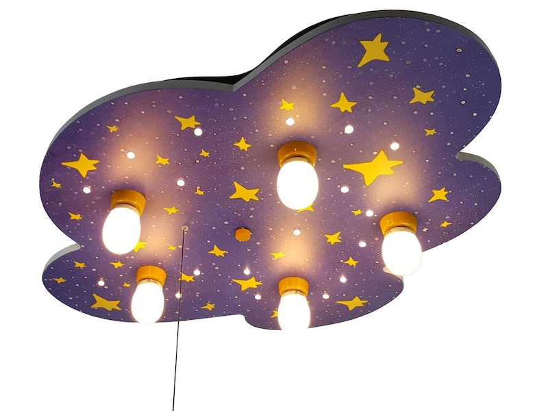 Niermann LED Kinder Deckenleuchte Nachthimmel Sterne Zugschalter Für LED-Schlummerlicht 2 Niermann LED Kinder Deckenleuchte Nachthimmel Sterne Zugschalter Für LED-Schlummerlicht – Bild 2