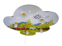 Niermann LED Kinder Deckenleuchte Tolle Autos, Amazon Echo Kompatibel, LED-Schlummerlicht -Heimbeleuchtung Angebote led kinder deckenleuchte tolle autos amazon echo k 2