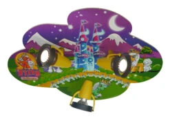 Niermann LED Kinderzimmer Deckenleuchte Einhorn Filly, 3-flammig, Schwenkbare Spots