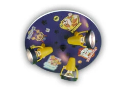 Niermann LED Kinderzimmer Deckenstrahler Ø35cm 3 Flammig - Schwenkbare Spots, Blau