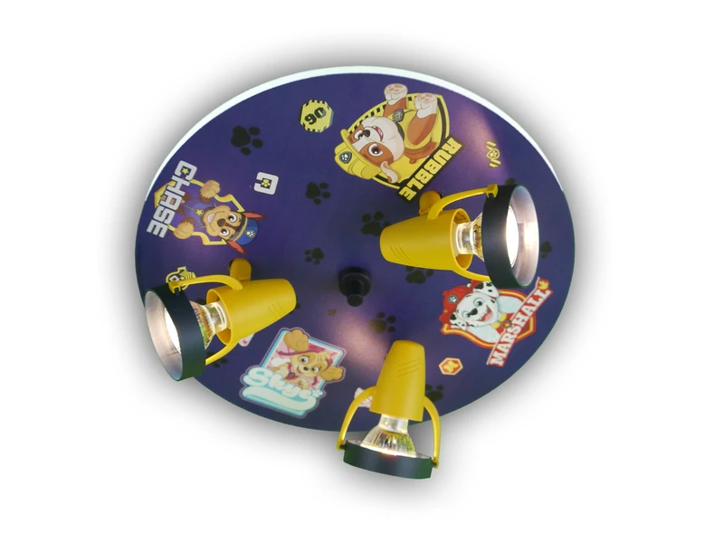 Niermann LED Kinderzimmer Deckenstrahler Ø35cm 3 Flammig - Schwenkbare Spots, Blau 5 Niermann LED Kinderzimmer Deckenstrahler Ø35cm 3 Flammig - Schwenkbare Spots, Blau – Bild 5