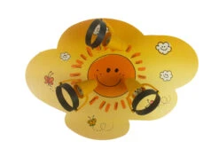 Niermann LED Kinderzimmer Deckenstrahler Mit 3 Schwenkbaren Spots, Strahler SUNNY