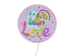 Niermann LED Kinderzimmer Wandlampe Ø 25cm In Rosa Multicolor - Die Super Hunde -Heimbeleuchtung Angebote led kinderzimmer wandlampe 25cm in rosa multicolor 1
