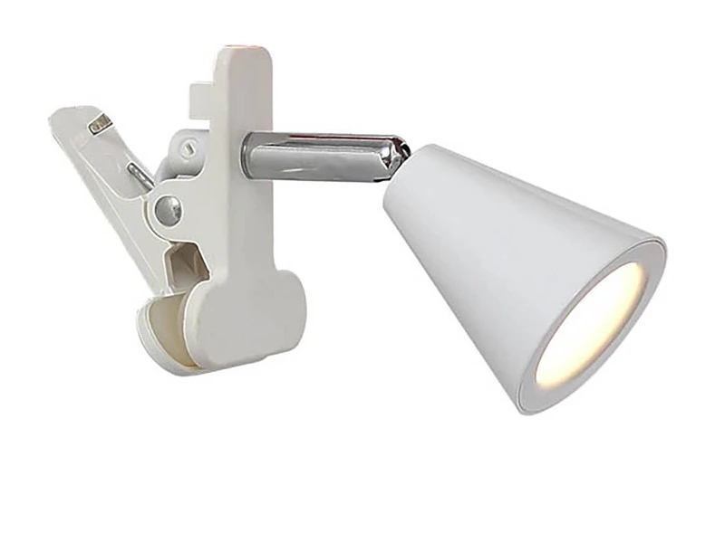 FHL Easy LED Klemmleuchte ZIRBEL Weiß - Flexibler Klemmspot & Leselampe Schreibtisch 2 FHL Easy LED Klemmleuchte ZIRBEL Weiß - Flexibler Klemmspot & Leselampe Schreibtisch – Bild 2