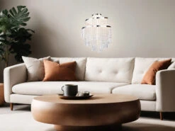 Reality Leuchten LED Kronleuchter POMP Mit Acryl Kristallbehang Und Fernbedienung Ø 38cm 15 Reality Leuchten LED Kronleuchter POMP Mit Acryl Kristallbehang Und Fernbedienung Ø 38cm -Heimbeleuchtung Angebote led kronleuchter pomp mit acryl kristallbehang und 4