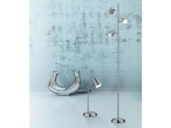 Trio Leuchten LED Schreibtischlampe NARCOS Silber Matt Dimmbar -Heimbeleuchtung Angebote led schreibtischlampe narcos silber matt dimmbar 5