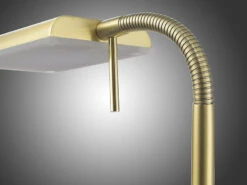 Trio Leuchten LED Stehleuchte BERGAMO Messing Flexibel Sensordimmer - Höhe 135cm -Heimbeleuchtung Angebote led stehleuchte bergamo messing flexibel sensordim 4