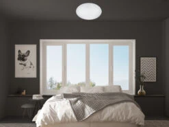 Trio Leuchten LED Sternenhimmel Deckenleuchte 2er Set Weiß Ø 37cm, IP44 - Badlampen -Heimbeleuchtung Angebote led sternenhimmel deckenleuchte 2er set weiss 37cm 6