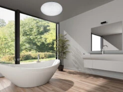 Trio Leuchten LED Sternenhimmel Deckenleuchte PAOLO In Weiß Ø 37cm, IP44 - Badlampen -Heimbeleuchtung Angebote led sternenhimmel deckenleuchte paolo in weiss 37c 4