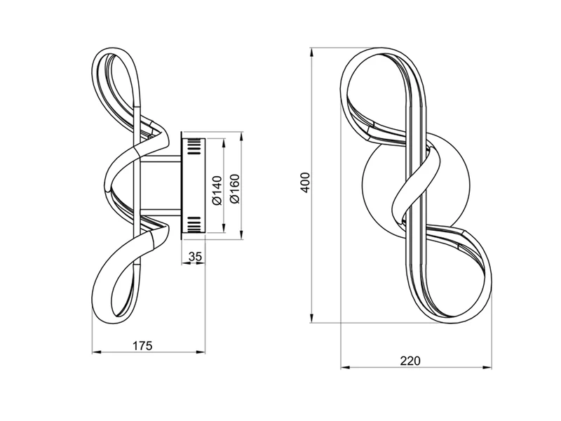 Reality Leuchten LED Wandleuchte PERUGIA Metall Weiß Matt 3 Stufen Dimmer - Höhe 40cm 6 Reality Leuchten LED Wandleuchte PERUGIA Metall Weiß Matt 3 Stufen Dimmer - Höhe 40cm – Bild 6