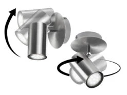 MeineWunschleuchte LED Wandstrahler FAINA Einflammig In Silber Matt - Spot Dreh-und Schwenkbar 8 MeineWunschleuchte LED Wandstrahler FAINA Einflammig In Silber Matt - Spot Dreh-und Schwenkbar -Heimbeleuchtung Angebote led wandstrahler faina einflammig in silber matt s 2