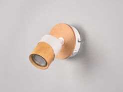 MeineWunschleuchte LED Wandstrahler Korpus Und Lampenschirm Naturholz & Metall Weiß, Höhe 13cm 13 MeineWunschleuchte LED Wandstrahler Korpus Und Lampenschirm Naturholz & Metall Weiß, Höhe 13cm -Heimbeleuchtung Angebote led wandstrahler korpus und lampenschirm naturholz 5