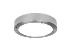 Heimbeleuchtung Angebote 11 Smartwares Moderne 12 Watt LED Deckenleuchte Fürs Bad Aus Gebürstetem Stahl & Glas, IP44