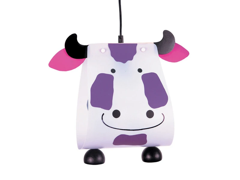 Niermann Originelle Kinderzimmerleuchte Tierisch Leuchtende Hängelampe KUH 1 Niermann Originelle Kinderzimmerleuchte Tierisch Leuchtende Hängelampe KUH