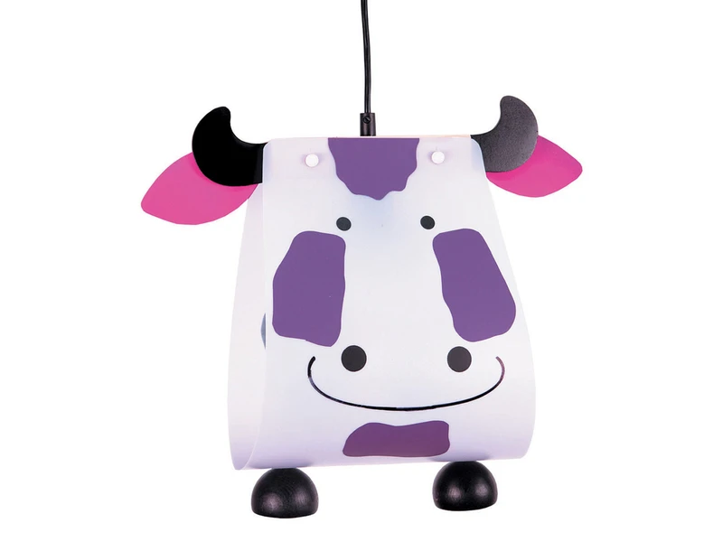 Niermann Originelle LED Kinderzimmerleuchte Tierisch Leuchtende Hängelampe KUH 1 Niermann Originelle LED Kinderzimmerleuchte Tierisch Leuchtende Hängelampe KUH