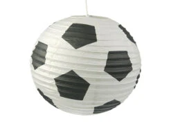 Niermann Papier Lampenschirm Für Fussball-Fans Papier Lampe Mit Fussball Motiv Ø 40 Cm