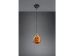 Reality Leuchten Pendelleuchte SPROUT Mit Rattan Geflecht Natur Im Boho Stil Ø 17cm -Heimbeleuchtung Angebote pendelleuchte sprout mit rattan geflecht natur im 1 4