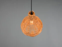 Reality Leuchten Pendelleuchte SPROUT Mit Rattan Geflecht Natur Im Boho Stil Ø 17cm -Heimbeleuchtung Angebote pendelleuchte sprout mit rattan geflecht natur im 1 5