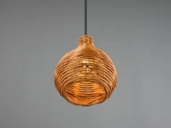 Reality Leuchten Pendelleuchte SPROUT Mit Rattan Geflecht Natur Im Boho Stil Ø 17cm -Heimbeleuchtung Angebote pendelleuchte sprout mit rattan geflecht natur im 1 6