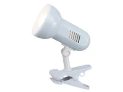 Heimbeleuchtung Angebote 49 Globo Praktische Klemmleuchte / Klammerleuchte BASIC In Weiß, Schwenkbar