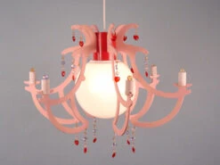 Niermann Romantische Kinderzimmerleuchte Als Kronleuchter Lüster Pendelleuchte ROSATA