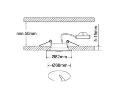 Trio Leuchten Runde LED Einbaustrahler RILA 3er Set Spot Schwenkbar Chrom Glänzend 5 Watt -Heimbeleuchtung Angebote runde led einbaustrahler rila 3er set spot schwenk 4