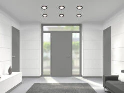 Trio Leuchten Runder LED Deckeneinbaustrahler 2er Set In Schwarz Matt Ø 8,2cm -Heimbeleuchtung Angebote runder led deckeneinbaustrahler 2er set in schwarz 5