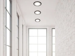 Trio Leuchten Runder LED Deckeneinbaustrahler CORE In Schwarz Matt Ø 14,8cm -Heimbeleuchtung Angebote runder led deckeneinbaustrahler core in schwarz ma 4