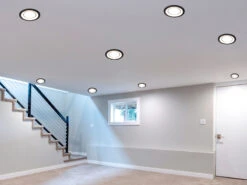 Trio Leuchten Runder LED Deckeneinbaustrahler CORE In Schwarz Matt Ø 14,8cm -Heimbeleuchtung Angebote runder led deckeneinbaustrahler core in schwarz ma 5