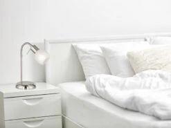 Reality Leuchten Schreibtischleuchte ANTIBES Silber Glas Alabaster Flexgelenk, 40cm Hoch -Heimbeleuchtung Angebote schreibtischleuchte antibes silber glas alabaster 1 3