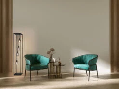 Fischer & Honsel Stehlampe ISKA Mehrflammig Schwarz Mit Rauchglas - Höhe 142,5cm -Heimbeleuchtung Angebote stehlampe iska mehrflammig schwarz mit rauchglas h 5