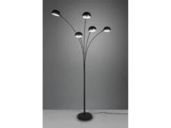 Reality Leuchten Stehleuchte DITO Mehrflammig 5 Arme Metall Schwarz, Höhe 210cm -Heimbeleuchtung Angebote stehleuchte dito mehrflammig 5 arme metall schwarz 2