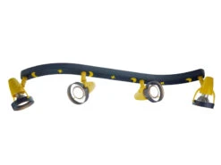 Niermann Strahlerleiste 4flammig Spots Schwenkbar, Deckenstrahler MOND UND STERNE