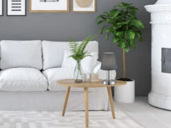 Trio Leuchten Tischlampe MATS II Stoff Lampenschirm Grau Mit Touchfunktion EIN/AUS 24 Cm -Heimbeleuchtung Angebote tischlampe mats ii stoff lampenschirm grau mit tou 4