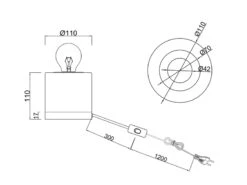 Reality Leuchten Tischleuchte JUDY Samt Grau/Messing Retro Style - Ø 11cm, Höhe 11cm -Heimbeleuchtung Angebote tischleuchte judy samt grau messing retro style 11 7