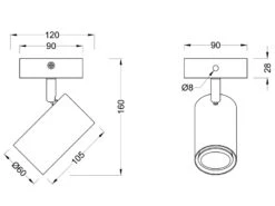 Trio Leuchten Wand- & Deckenstrahler MARLEY Schwarz Mit Holz 1-flammig Spot Schwenkbar -Heimbeleuchtung Angebote wand deckenstrahler marley schwarz mit holz 1 flam 5